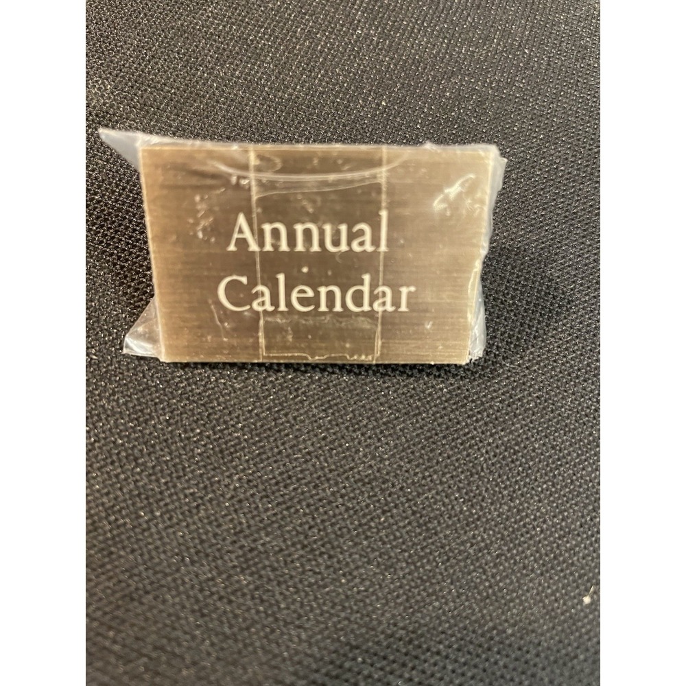 Patek Philippe Watch Display Plaque Brass, "Annual Calendar "‎